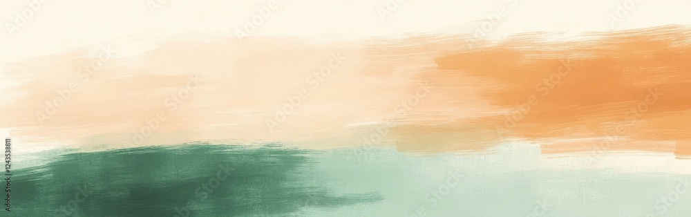 Poster Vibrant abstract gradient created with pencil strokes featuring jagged lines and soft colors blending seamlessly