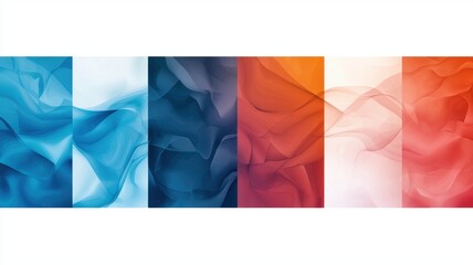Set of Colorful Abstract Gradient Backgrounds for Creative Projects