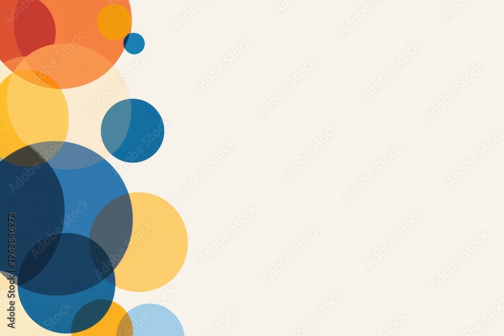 Poster abstract minimalistic design for tech startup branding and marketing projects