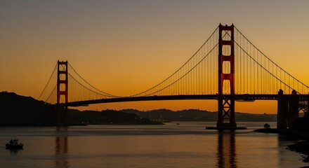 "Golden Twilight Over the Bosphorus: Istanbul’s Iconic Bridge and Skyline"