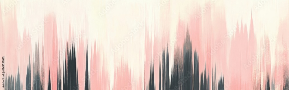 Poster Dynamic abstract pattern featuring muted pink tones with subtle brush strokes
