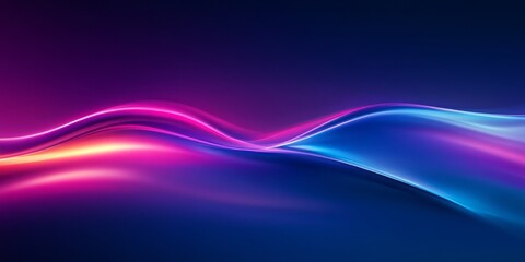 Abstract Colorful Waves Flowing Dynamically