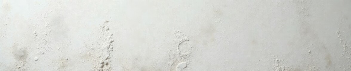 Water-stained plaster wall with white powdery patches in a bathroom, water damage, powder