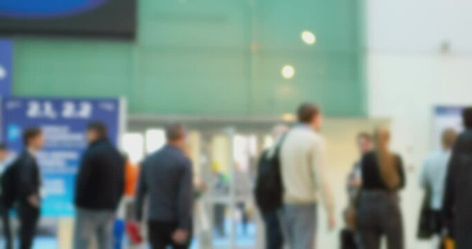 Abstract background with crowd of people.