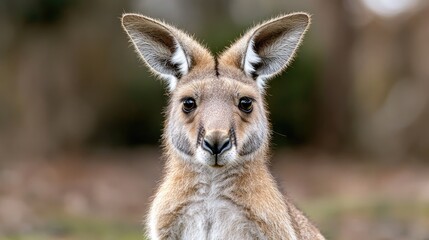 Fototapeta premium Red Kangaroo Portrait, Australian Outback, Wildlife