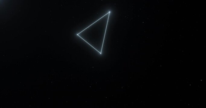 Hydrus constellation in the outer space