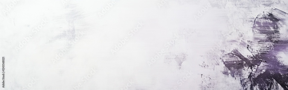 Poster Minimalist white canvas featuring soft pencil strokes creating an abstract composition of subtle textures and tones
