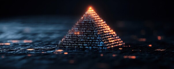 Data analytics strategy shines business intelligence pyramid insight