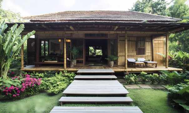 House Incorporating Traditional and Modern Elements for a Unique and Inviting Living Space