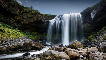 Fototapeta premium waterfall in the forest