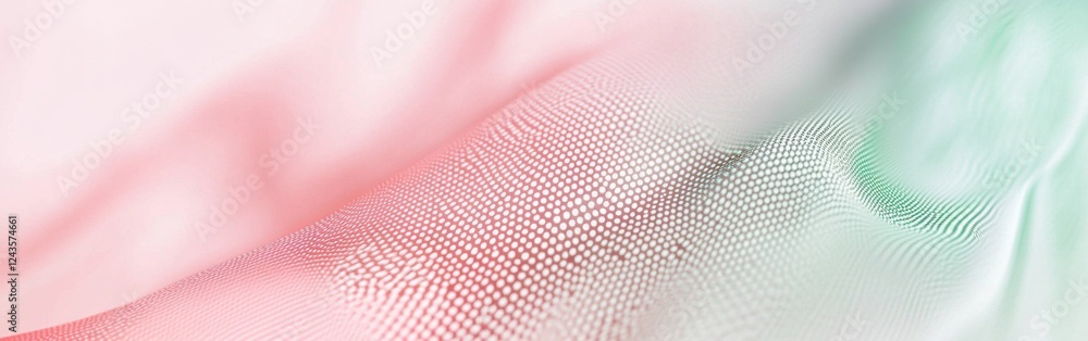 Aufkleber Abstract pastel pink dotted patterns create a soothing visual texture in a soft background