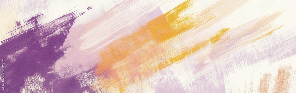 Poster Abstract pencil strokes create a dynamic design blending natural hues and textures in contemporary art