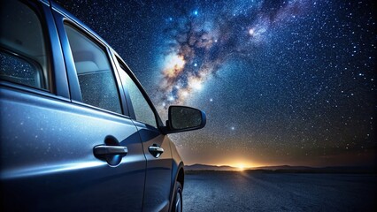 Mysterious Car Door at Night: Conceptual Automotive Photography