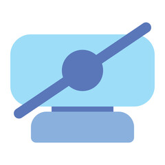 webcam off flat icon