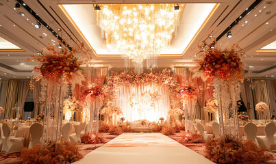 Malay-Themed Wedding Planner with a Stunning Ballroom, Combining Tradition and Sophistication for a Dream Celebration