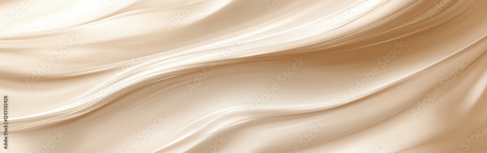 Poster soft warm beige textured background with gentle waves for creative design projects and artistic ende
