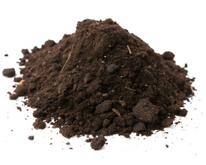  Potting Soil Isolated on White Background Transparent PNG