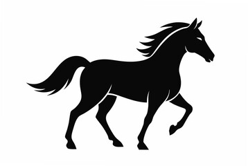 horse  silhouette vector