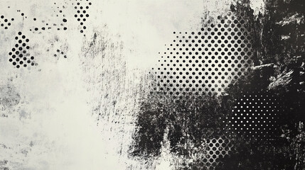 A subtle black and white halftone texture, ideal for vintage-inspired designs