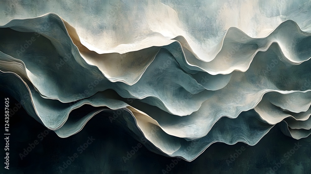 Poster visually captivating abstract background with intricate layered texture depth enhancing tonal struct