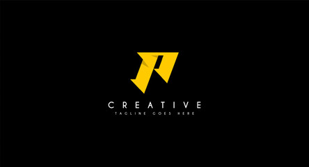 Fototapeta premium Initial letter P logo design vector inspiration.