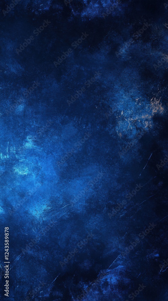 Poster vibrant cobalt blue textured background for artistic or decorative applications in various designs a