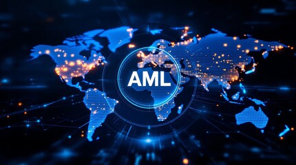 Global AML Compliance: A Modern Digital World Map