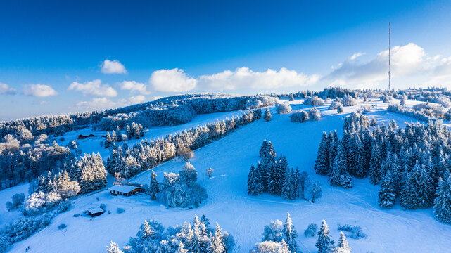 Schneelandschaft Kreuzberg Rh&ouml;n
