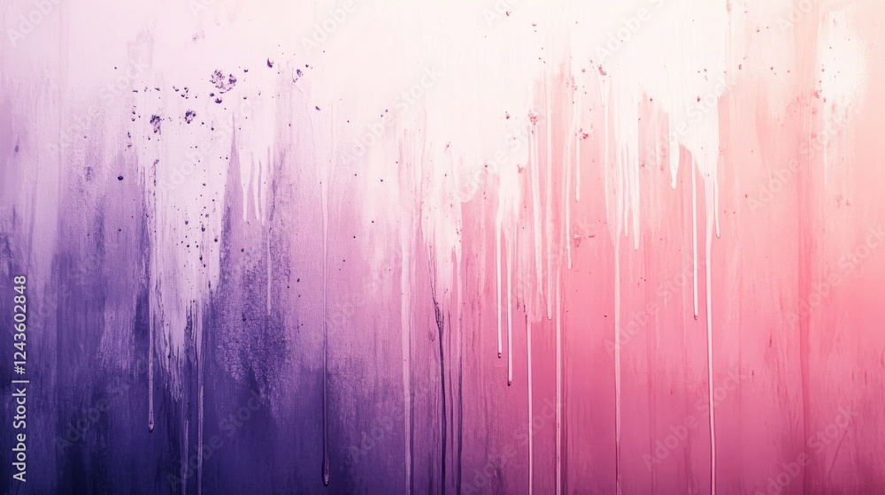 Poster exploring the soft gradient of colors through delicate pencil strokes