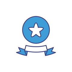 Game Achievement icon vector stock illustration