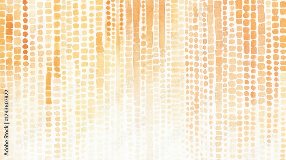 Aufkleber dotted pencil strokes create a warm and inviting minimalist background with subtle orange and yellow