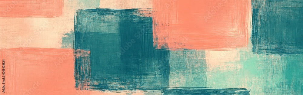Aufkleber Faint pencil strokes create an abstract design with soft colors and subtle textures for modern decor