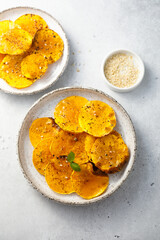 Roasted pumpkin with spices