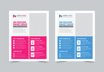 Professional Business Flyer Template , CMYK , Print Ready , Marketing Agency Social Media Post Template, Facebook Post, ,LinkedIn Post