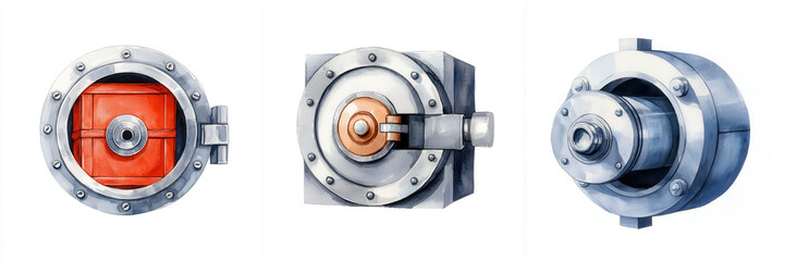 Detailed Collection of Industrial Security Locks and Mechanisms