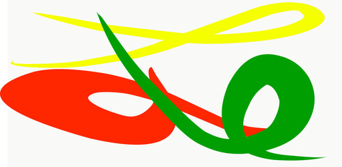 Abstract Background with Gradient rainbow Color Wave Pattern lines. 3D Wavy Rainbow Lines. Geometric line scribble Design Element