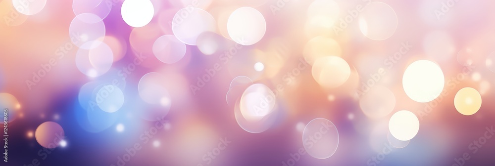 Poster vibrant abstract background with colorful bokeh effect for use in creative design projects or market