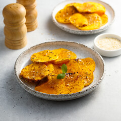 Roasted pumpkin with spices