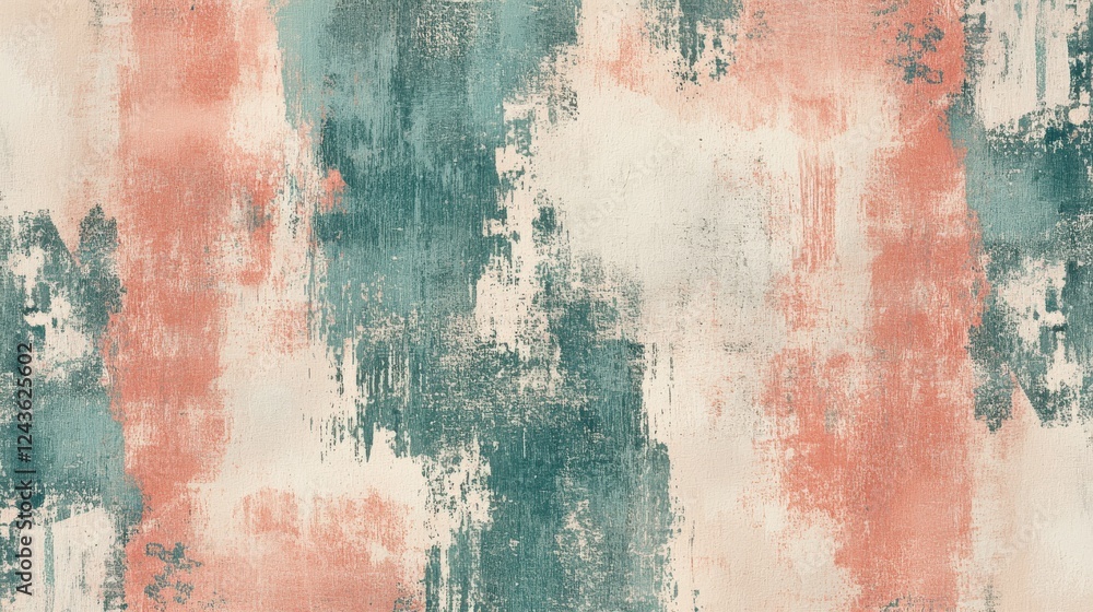 Aufkleber Soft pencil strokes blend with rough edges creating a textured background in muted colors