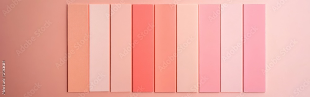 Poster gradient fill showcasing a smooth transition from muted shades to vibrant colors against a soft back