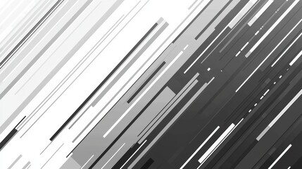 Dynamic abstract stripes artistic display digital art monochrome palette close-up visual movement