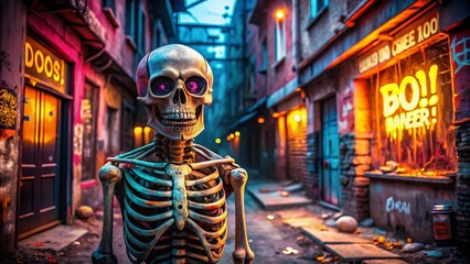 Spooky Halloween Skeleton Crew Urban Exploration PNG - October 31st Boo!