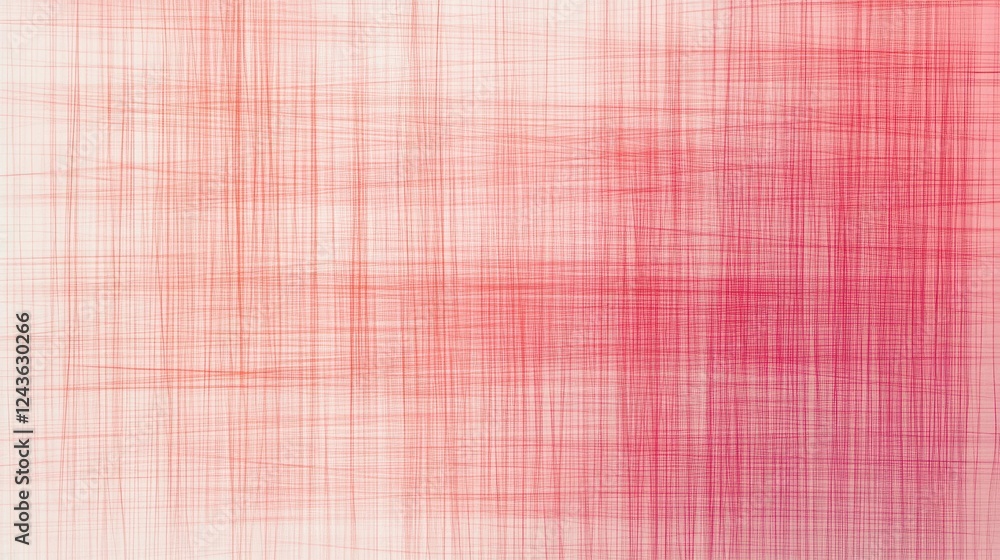 Poster Abstract pastel coral pencil strokes create a soft gradient background that enhances creativity and tranquility in any setting