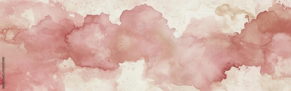 Poster romantic watercolor texture in soft shades enhancing a sentimental ambiance for artistic projects an