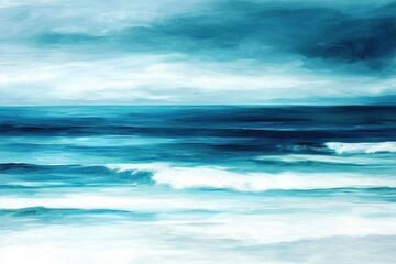 A calming ocean view highlighting nature's beauty and vastness.