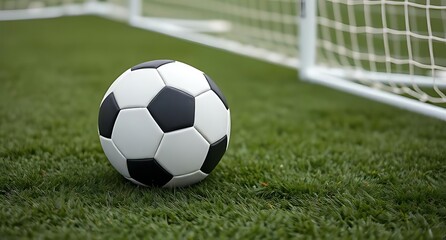 soccer ball on grass