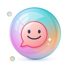 Fototapeta premium chat bubble icon