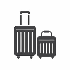 Luggage Suitcase Vector Icon for Travel Design.