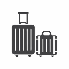 Luggage Suitcase Vector Icon for Travel Design.