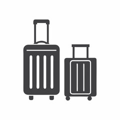 Luggage Suitcase Vector Icon for Travel Design.